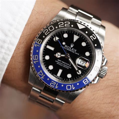 how much is a rolex batman|wearing rolex batman gmt.